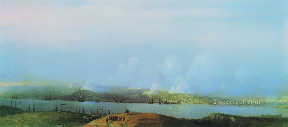 セヴァストポリ包囲 1859 ロマンチックなイワン・アイヴァゾフスキー ロシア油絵